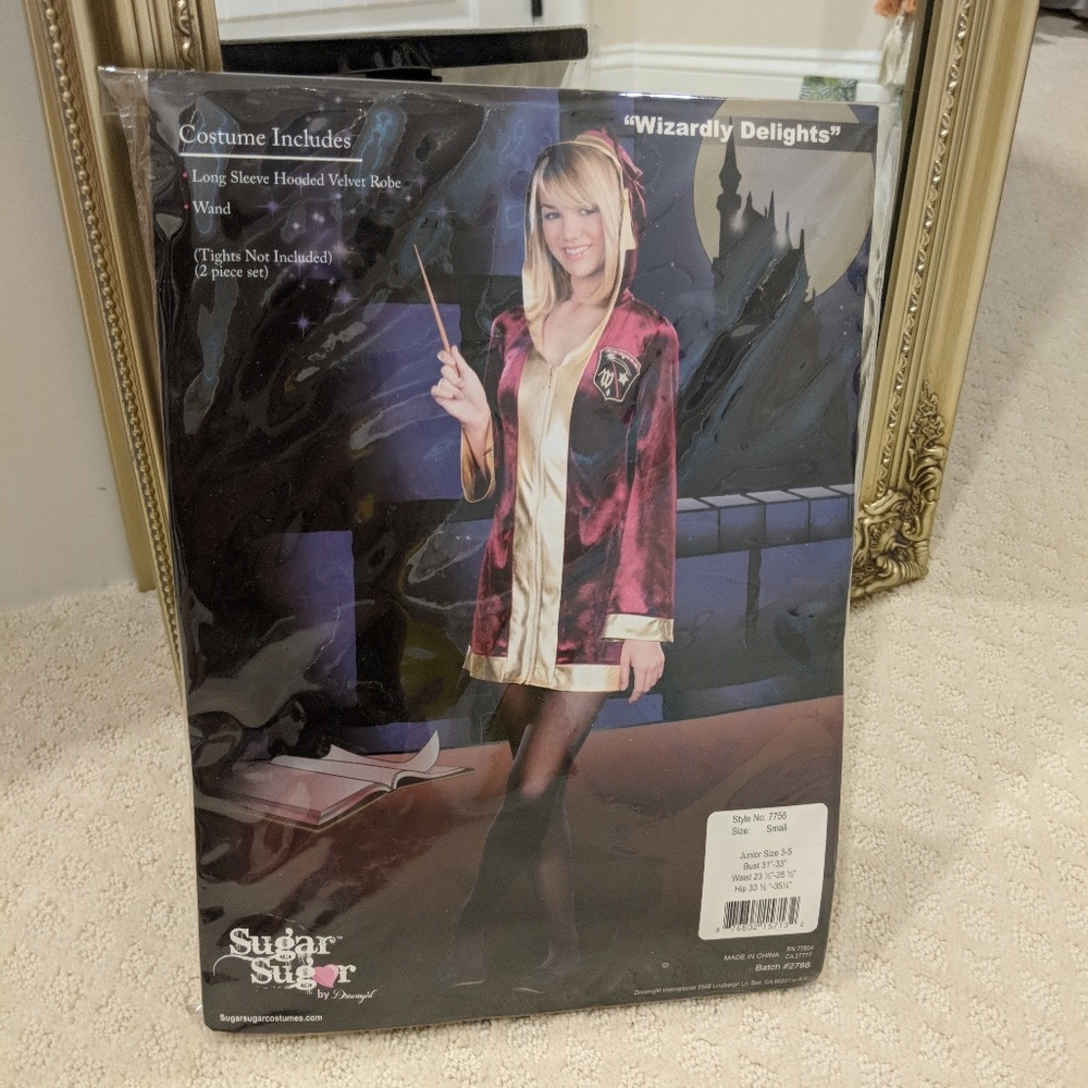 Wizard women halloween costume size small